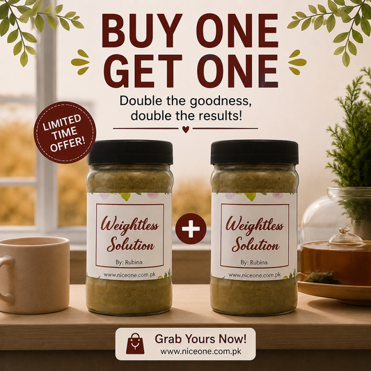 Buy One Get One Free Special Offer Weight Lose Herbal Powder 🌿 | 1-Month Plan 📆 | FREE DELIVERY ALL OVER PAKISTAN 💚✨
