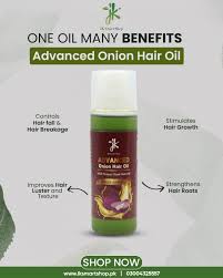 Advanced Onion Hair Oil ( With New Packing ) Free Delivery All Over Pakistan