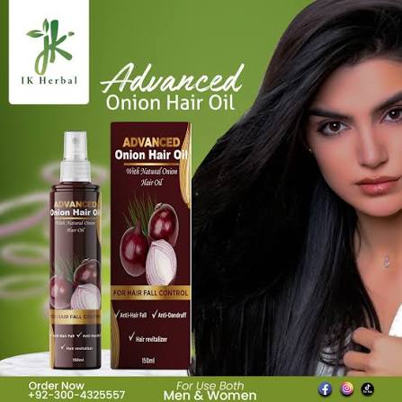Advanced Onion Hair Oil ( With New Packing ) Free Delivery All Over Pakistan