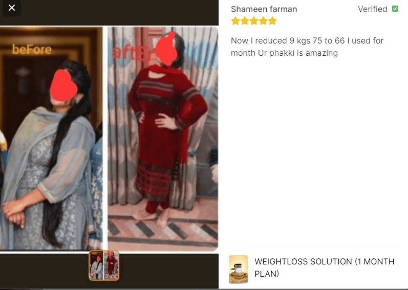 Dr Rubina Weight Loss (1 month plan)